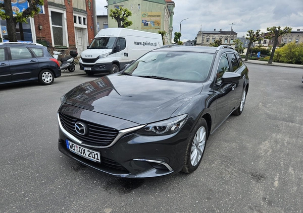 Mazda 6 cena 44000 przebieg: 160000, rok produkcji 2017 z Wągrowiec małe 137